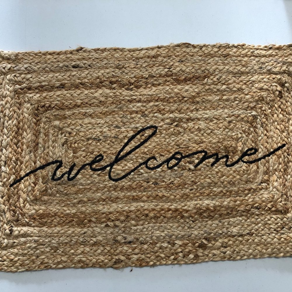 ACCOMPANY Jute Welcome Mat